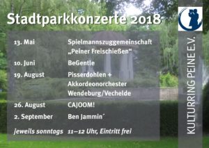 Stadtparkkonzerte 2018