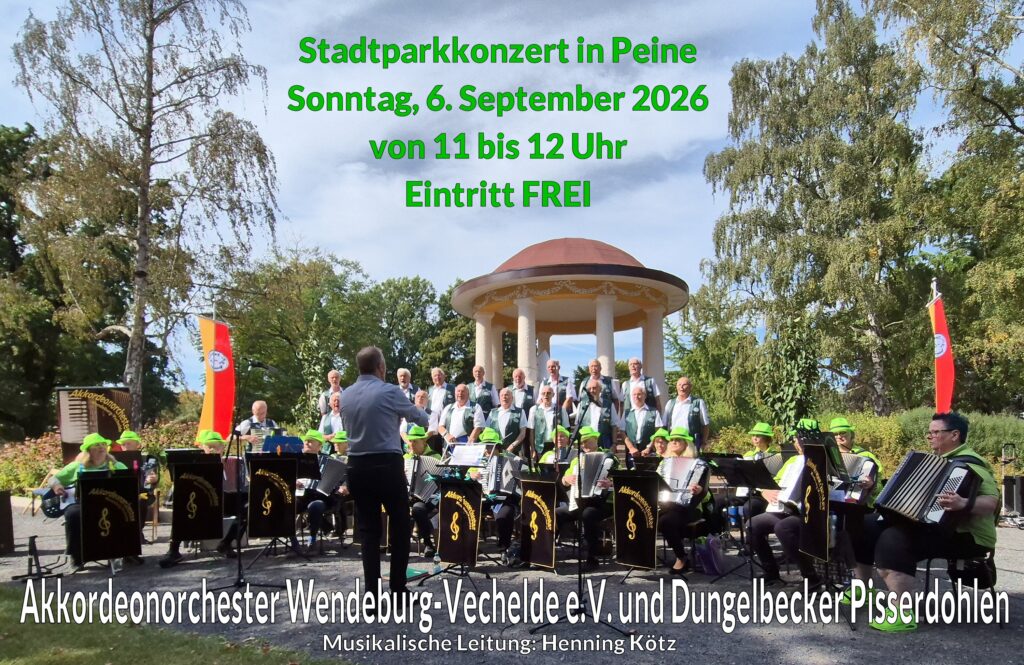 Stadtparkkonzert Peine 2026  -Konzertinfo